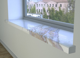 Подоконник из Avant Quartz Калакатта Шенонсо 7030